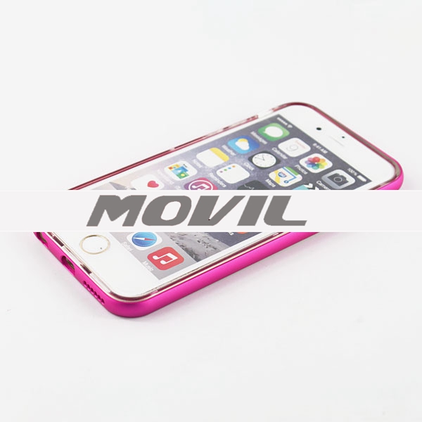 NP-2192 Marco de metal con TPU funda para Apple iPhone 6 plus-2